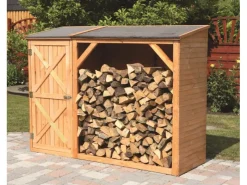 Kaminholzkombination Pforzheim mit Einzelschrank*Promadino Online