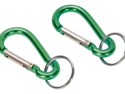 Campingzubehör|Karabinerhaken Aluminium 60 mm 2 Stück