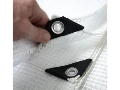 Abdeckplane Leno Extra Reißfest Wasserdicht mit Ösen 140 g/m² 2 x 3 m*Karat Clearance