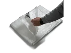 Abdeckplane Leno Extra Reißfest Wasserdicht mit Ösen 240 g/m² 4 x 6 m*Karat Hot