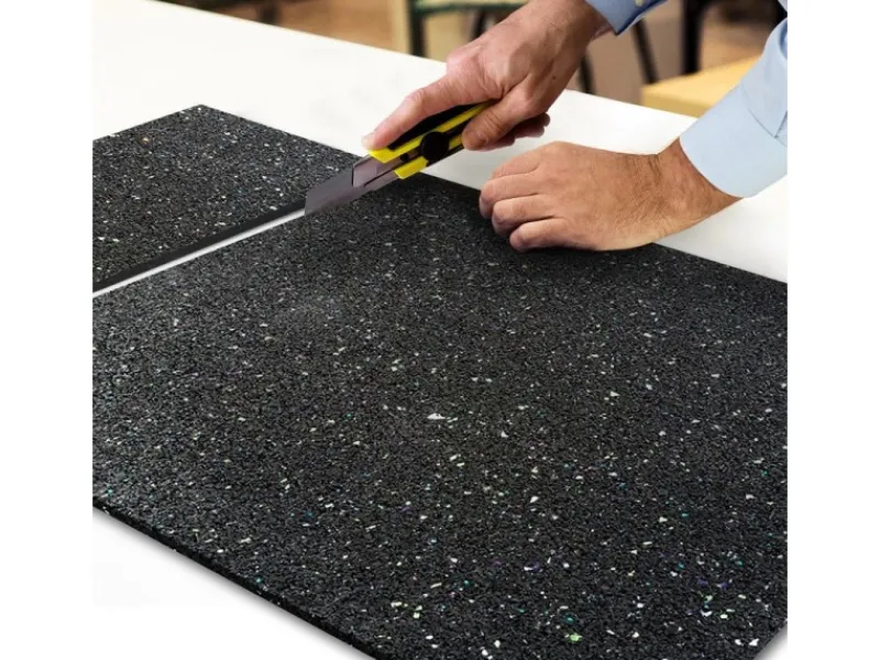 Antivibrationsmatte Schallschutzmatte nach Maß Stärke 1 cm 62,5 x 1000 cm*Karat Sale
