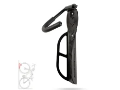 Fahrradhalterung Eddy Wandhalterung Schnelle und einfache Montage mit Haltebügel*Karat Best