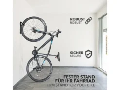 Fahrradhalterung Eddy Wandhalterung Schnelle und einfache Montage mit Haltebügel*Karat Best