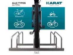 Karat Fahrräder|Fahrradständer Linus Zur Boden- oder Wandmontage für 5 Fahrräder