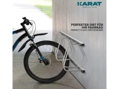 Karat Fahrräder|Fahrradständer Linus Zur Boden- oder Wandmontage für 3 Fahrräder