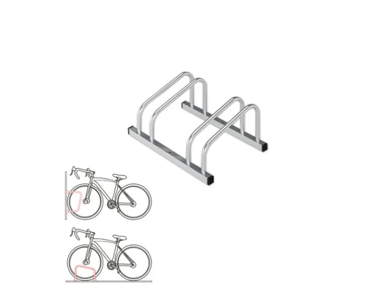 Karat Fahrräder|Fahrradständer Linus Zur Boden- oder Wandmontage für 2 Fahrräder