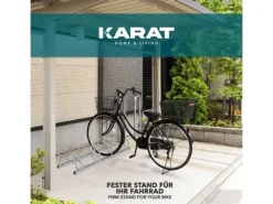 Karat Fahrräder|Fahrradständer Linus Zur Boden- oder Wandmontage für 2 Fahrräder