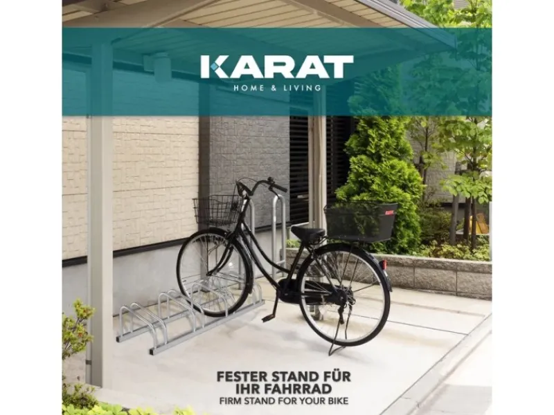 Karat Fahrräder|Fahrradständer Linus Zur Boden- oder Wandmontage für 2 Fahrräder