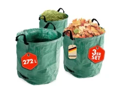 Gartenabfallsack 3er Set für Gartenabfälle und Aufbewahrung Selbststehend*Karat Hot