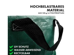 Gartenabfallsack 3er Set für Gartenabfälle und Aufbewahrung Selbststehend*Karat Hot