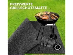 Grillmatte Dalton BBQ Matte Grillschutzmatte Schwer Entflammbar 100 x 300 cm*Karat Sale
