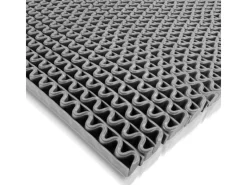 Hygienematte für Barfußzonen UV Beständig Grau 90 x 950 cm*Karat Online
