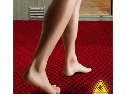 Karat Einbaupools|Hygienematte für Barfußzonen UV Beständig Rot 90 x 600 cm