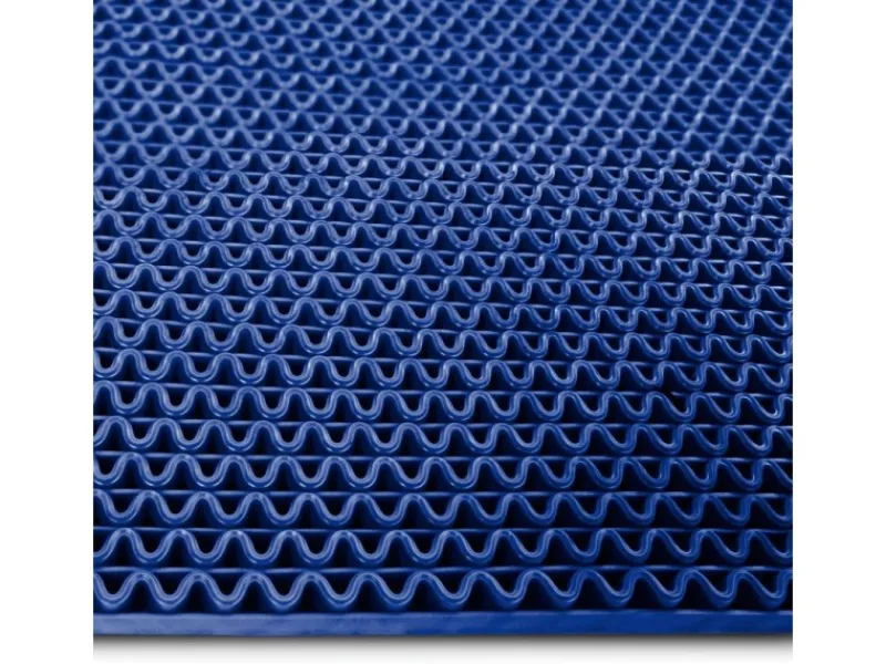 Hygienematte für Barfußzonen UV Beständig Blau 120 x 450 cm*Karat Discount