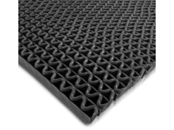 Karat Einbaupools|Hygienematte für Barfußzonen UV Beständig Schwarz 120 x 100 cm