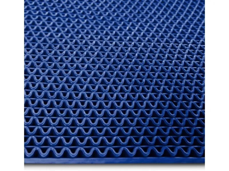 Hygienematte für Barfußzonen UV Beständig Blau 120 x 950 cm*Karat Best