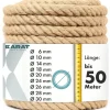 Juteseil Ø 30 mm Kletterseil Extra Stark Universell Einsetzbar Länge 30 Meter*Karat Best