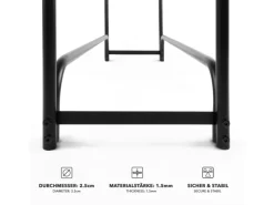 Kaminholzregal Patmos Modernes Regal für Brennholz 118 x 114 x 36 cm*Karat Outlet