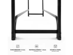 Kaminholzregal Patmos Modernes Regal für Brennholz 232 x 114 x 36 cm*Karat Outlet