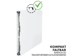 Klapptisch Gartentisch Akita Strapazierfähig Wetterfest 183 x 76 cm*Karat Online