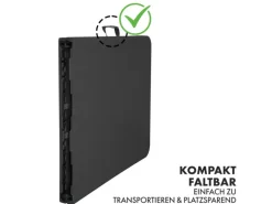 Karat Gartentische|Klapptisch Kyoto Strapazierfähig Wetterfest für Innen und Außen 180 x 73 cm