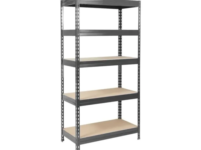 Karat Kaminholzregale|Schwerlastregal Grizzly Anthrazit-Grau Traglast 875 kg 180 x 120 x 60 cm