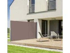 Seitenmarkise - Ausziehbare Markise für Balkon und Terrasse mit Wandhalterung - Blickdicht - 180 x 300 cm*Karat Sale