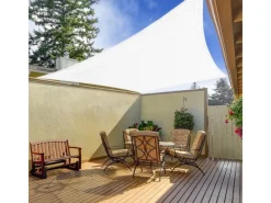 Karat Sonnensegel|Sonnensegel Atmungsaktiv Quadratisch - für Garten, Terrasse und Balkon - 3 x 3 m