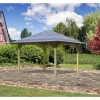 Karibu Gartenlauben|4-Eck-Pavillon Bever 2