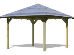 Karibu Gartenlauben|4-Eck-Pavillon Bever 2