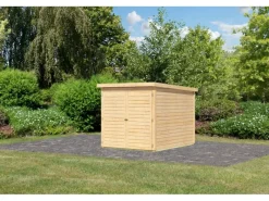 Karibu Fahrradboxen|Fahrradgarage belassen 162,5 cm x 216,5 cm