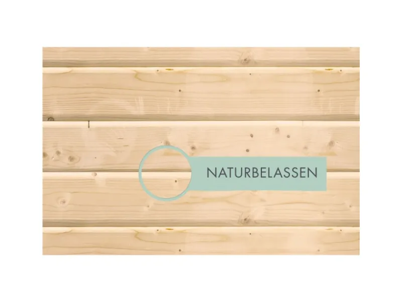 Karibu Gartenlauben|Pavillons|Fußboden 16 mm für Sockelmaß 230 cm x 230 cm (B x T) Naturbelassen
