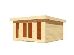 Gartenhaus Adelie Naturbelassen 238 x 393 x 393 cm*Karibu New