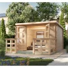 Gartenhaus Dortmund Set mit Terrasse*Karibu Sale