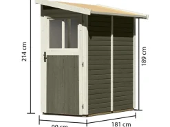 Gartenhaus Ulvsund 99 cm x 182 cm*Karibu New