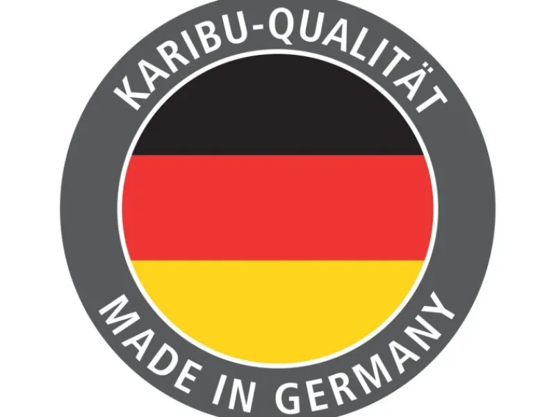 Karibu Gartenlauben|Holz-Gartenhaus Aesch Satteldach Lackiert 242 cm x 182 cm