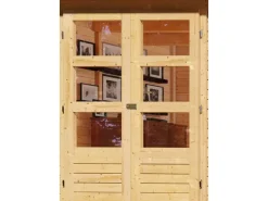 Kinder Karibu Kinder-Gartengeräte|Holz-Gartenhaus Boras Natur Unbehandelt 209 cm x 213 cm