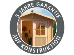 Karibu Gartenlauben|Holz-Gartenhaus Egersund Natur Pultdach Unbehandelt 209 cm x 213 cm