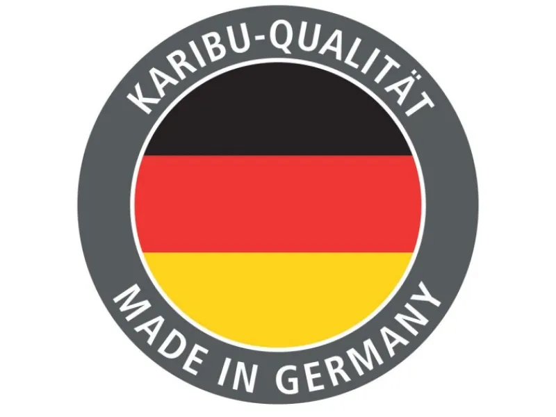 Karibu Gartenlauben|Holz-Gartenhaus Egersund Natur Pultdach Unbehandelt 209 cm x 213 cm