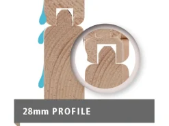 Kinder Karibu Kinder-Gartengeräte|Motorroller|Holz-Gartenhaus Kastberg Naturbelassen Flachdach 360 cm x 240 cm