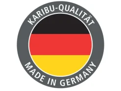 Kinder Karibu Kaminholzregale|Kinder-Gartengeräte|Holz-Gartenhaus Neuenburg 2 Natur 208 cm x 210 cm