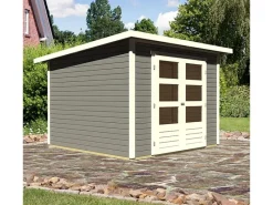 Karibu Gartenlauben|Holz-Gartenhaus Sitten 4 : 242 cm x 242 cm