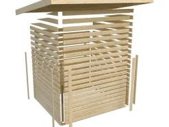 Karibu Gartenlauben|Holz-Gartenhaus Sitten 4 : 242 cm x 242 cm