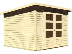 Kinder Karibu Kinder-Gartengeräte|Holz-Gartenhaus Sitten 4 242 cm x 242 cm