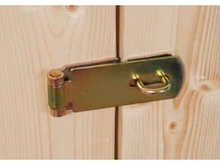 Holz-Gartenhaus Sitten Natur Pultdach Unbehandelt 182 cm x 182 cm*Karibu Discount