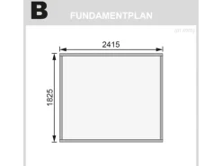 Holz-Gartenhaus Sitten 3 242 cm x 182 cm*Karibu New