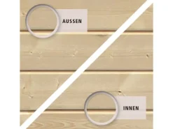 Karibu Gartenlauben|Holz-Gartenhaus Vellinge Natur Unbehandelt 238 cm x 240 cm