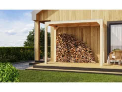 Pavillon Fyrkant Pavillon Halb Naturbelassen 239 x 295,2 x 135 cm*Karibu Hot