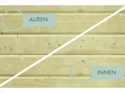 Karibu Aufstellpools|Pool 1 Set B inkl. Skimmer mit Sonnenterrasse