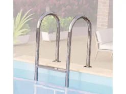 Karibu Aufstellpools|Pool 1 Set B inkl. Skimmer mit Sonnenterrasse